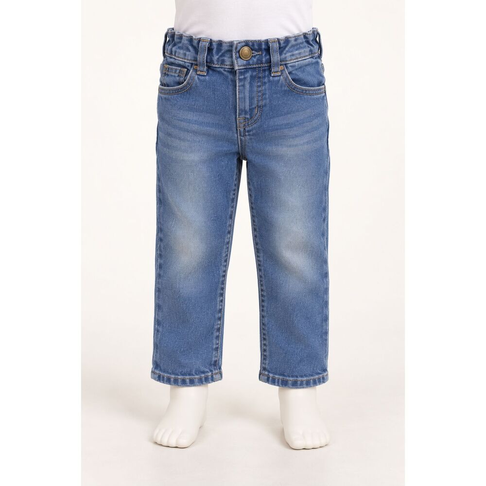Garanimals Toddler Jeans 2T Blue Stretch Denim Elastic Waist Straight Leg